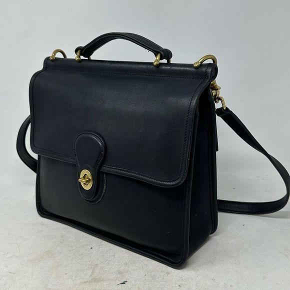 Coach Black Crossbody Bag with Structured Design - Picture 3 of 11